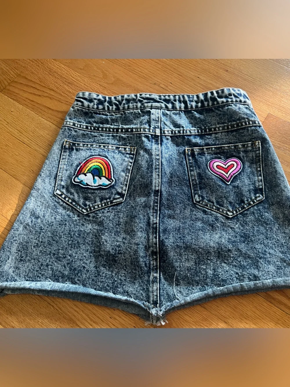 the Lola + The Boys All About The Patch Denim Skirt